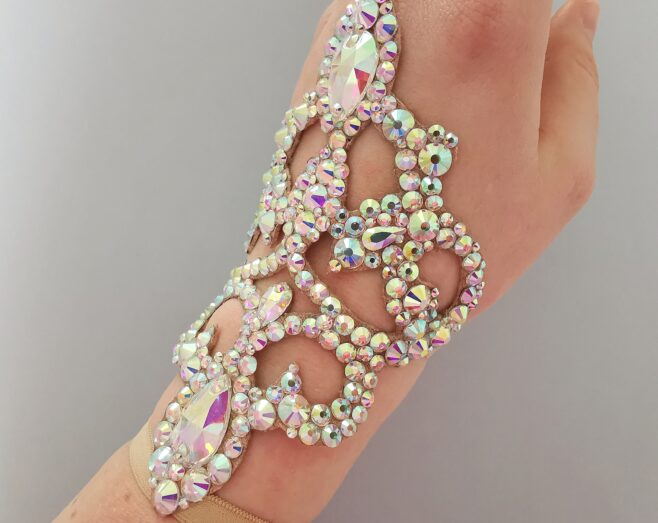 Belly dance crystal bracelet
