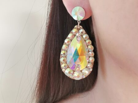 Ballroom AB crystal earrings