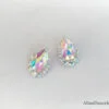 Crystal dance earrings for ballroom and belly dance