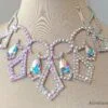 Belly dance crystal necklace