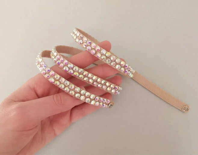 Ballroom dance crystal belt