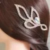 Ballroom hairpiece with rhinestones