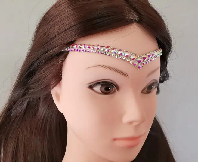 Belly dance crystal headpiece