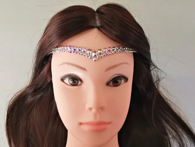 Belly dance rhinestones hair accessory