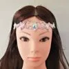 Dance hair piece with rhinestones