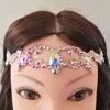 Ballroom hairpiece with rhinestones