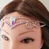 Belly dance crystal hair jewelry