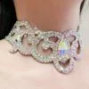 Drag queen ballroom belly dance necklace