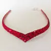 Ballroom dance red siam choker