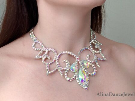 Belly dance crystal necklace