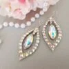 Ballroom dance crystal earrings