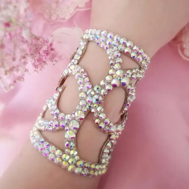 Ballroom dance rhinestones bracelet