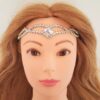 Belly dance crystal hair jewelry