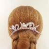 Dance hair piece with rhinestones