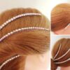 Ballroom hair jewelry with crystals