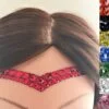 Ballroom dance red hair accessory