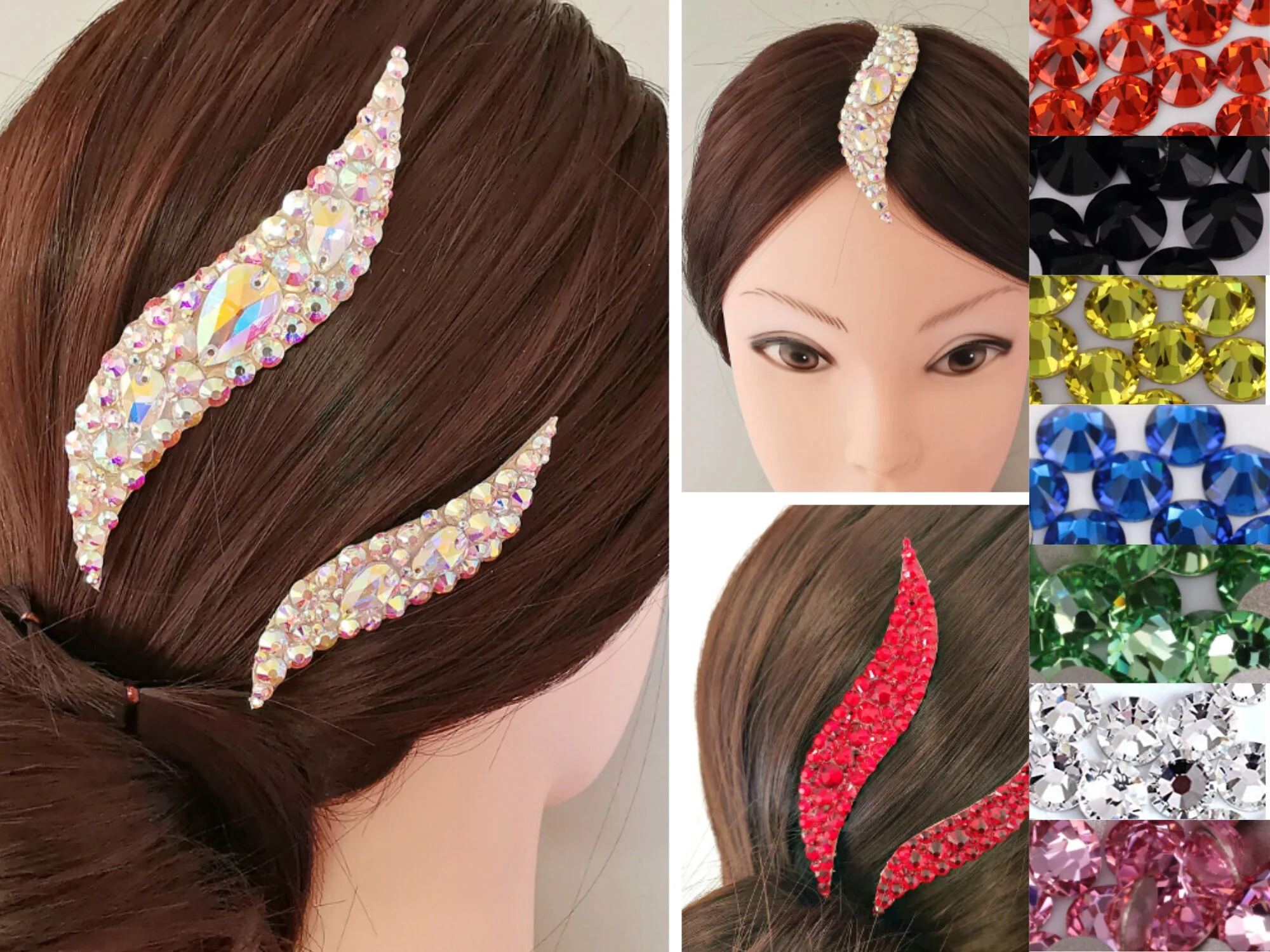 Hair piece 3 sizes colors