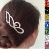 Ballroom hair part jewelry with crystals