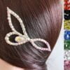 Ballroom hair jewelry with crystals