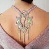 Ballroom dance backdrop necklace