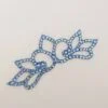 Ballroom dance blue hair ornament