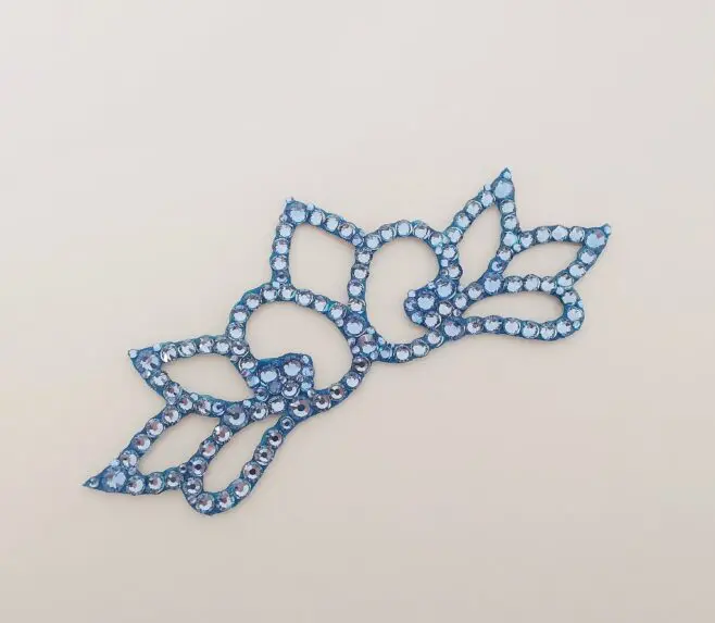 Ballroom dance blue hair ornament