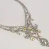 Ballroom competition necklace with crystals