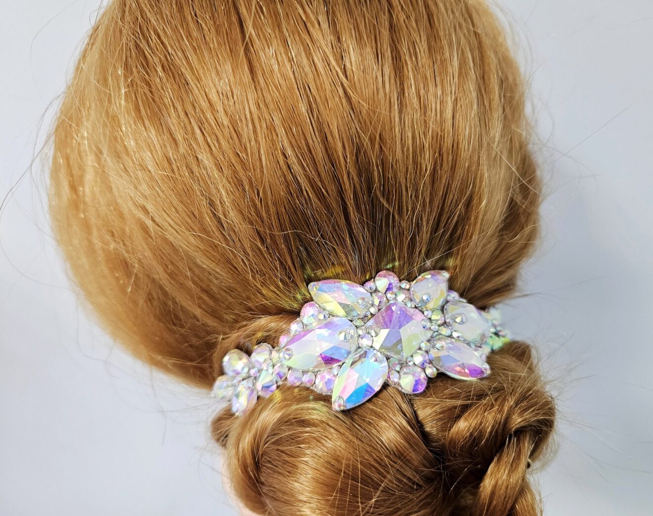 Hair crown, hair bun accessory Online shop Alina Dance Jewelry
