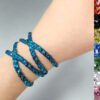 Blue Zircon ballroom bracelet for dance