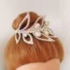 Hair bun crown for rhythmic gymnastics, lyrical dance, figure skating, ballroom dance