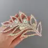 Hair bun crown for rhythmic gymnastics, lyrical dance, figure skating, ballroom dance